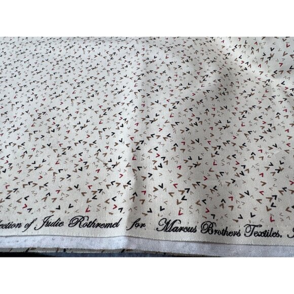 Civil War Backgrounds Cotton Fabric 1860-1865 Marcus Bros Textiles 20" x 44" Bei - Picture 5 of 6